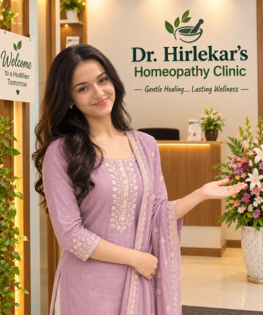 Welcoming reception at Dr. Hirlekar's Homeopathy Clinic